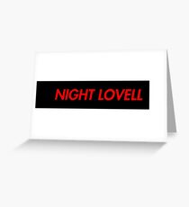 Night Lovell Greeting Card