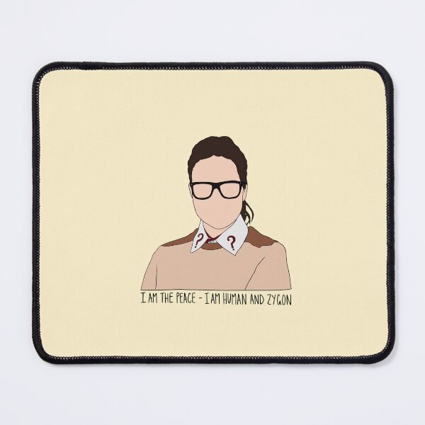 Item preview, "I Am The Peace - I Am Human And Zygon" Osgood Quote Print Design designed and sold by abldesign.