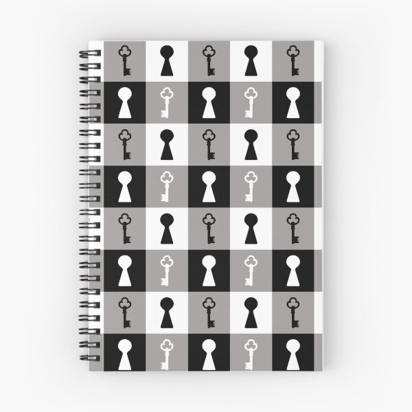 Item preview, Symmetric composition of keys and keyholes and white and black color designed and sold by ZorianArt.