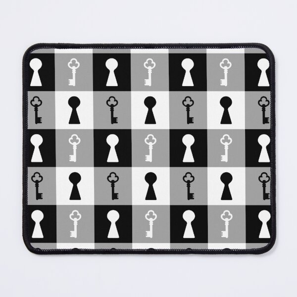Item preview, Symmetric composition of keys and keyholes and white and black color designed and sold by ZorianArt.
