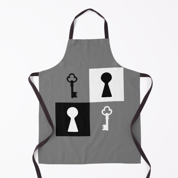 Item preview, Symmetric composition of keys and keyholes and white and black color designed and sold by ZorianArt.