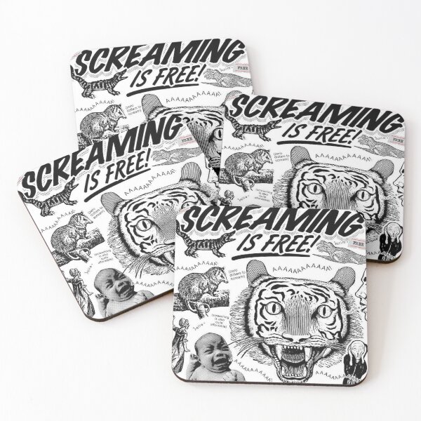 Item preview, Screaming is Free designed and sold by SterkalaPress.