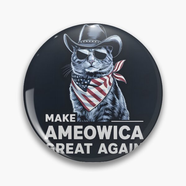 Item preview, Patriotic Purr-suasion, Make Ameowica Great Again designed and sold by DIUMERI.