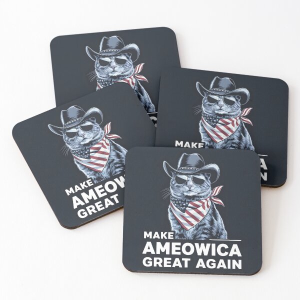 Item preview, Patriotic Purr-suasion, Make Ameowica Great Again designed and sold by DIUMERI.