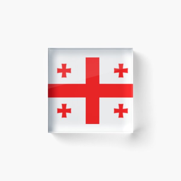 Aperçu de l'œuvre Drapeau de la Géorgie, Sakartvelo créée et vendue par GoodNRG Boutique .