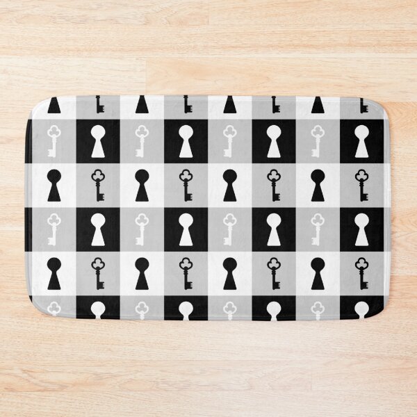 Item preview, Symmetric composition of keys and keyholes and white and black color designed and sold by ZorianArt.