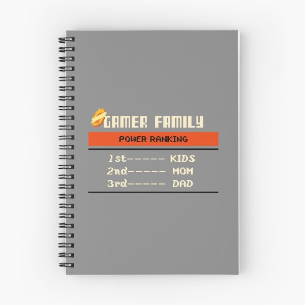 Item preview, Gamer Family Power Ranking designed and sold by Circle-Cats.
