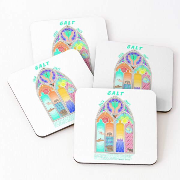 Item preview, Matthew 5:13-16 stained glass window designed and sold by Lavender-Quill.