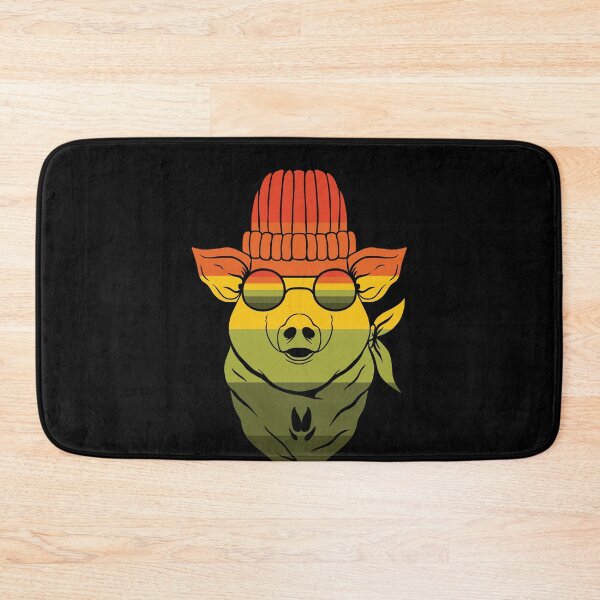 Item preview, Cool Pig Retro Funny Pig Lover Farmer Retro  designed and sold by smartrocket.