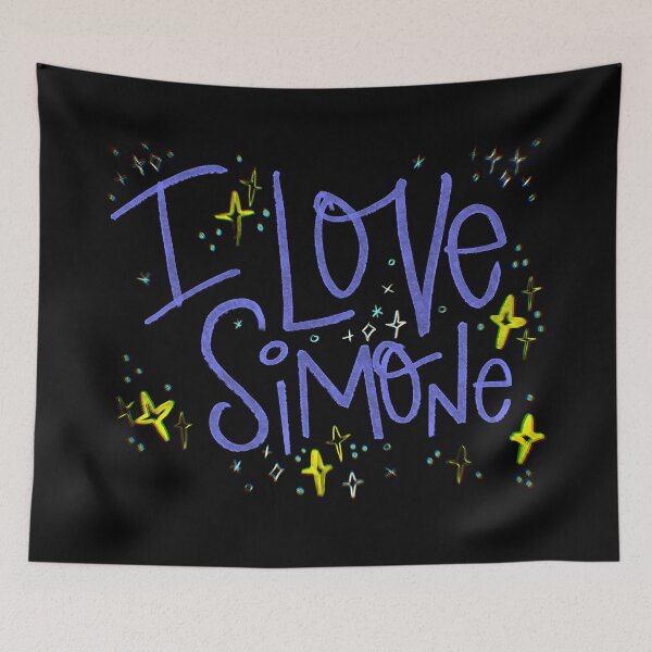 Item preview, I LOVE SIMONE NAME PURPLE designed and sold by GIVENGRACE.ART.