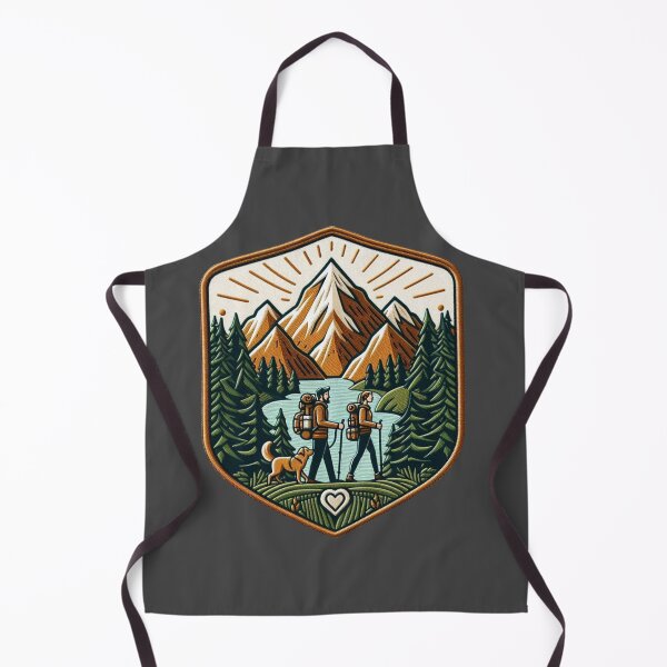 Item preview, A couple,  hikes through the mountains with their faithful dog by their side. designed and sold by VisualHut.