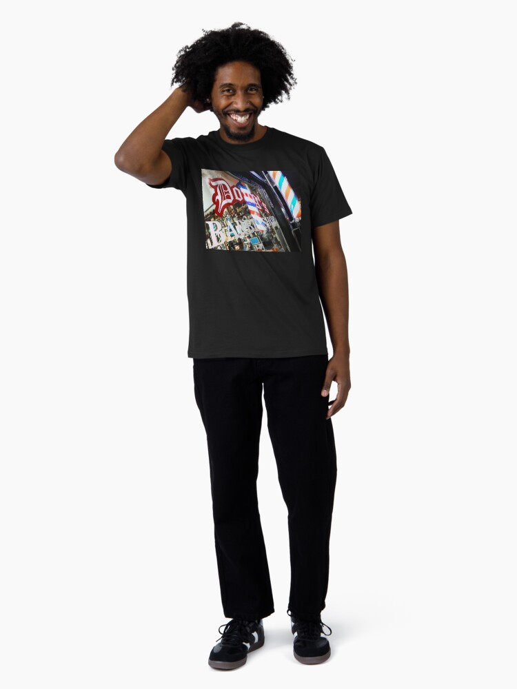 Thumbnail 3 of 4, Premium T-Shirt, Doug's Barbershop Night Vibes T-shirt (Black) designed and sold by DougsBarbershop.