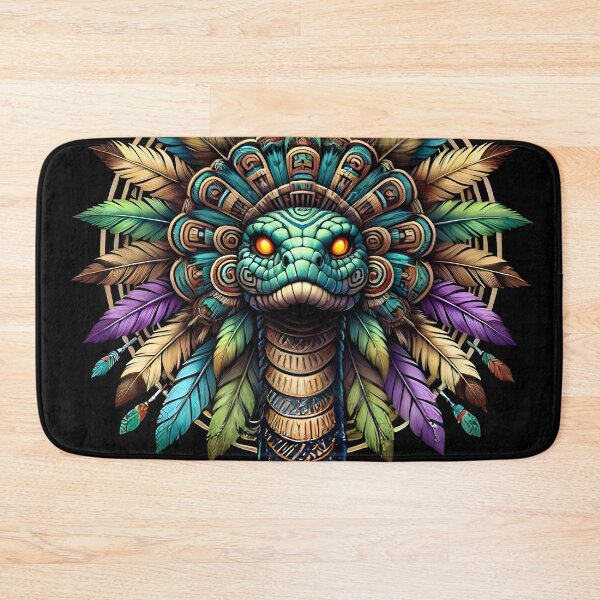 Item preview, Mystic Aztec Feathered Serpent designed and sold by AlebrijeArtstry.