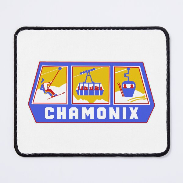 Item preview, Chamonix France Ski Decal designed and sold by Decal Mania.