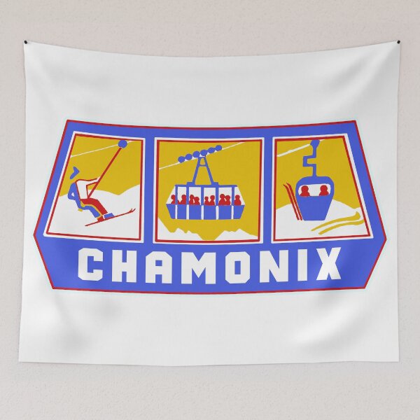 Item preview, Chamonix France Ski Decal designed and sold by Decal Mania.