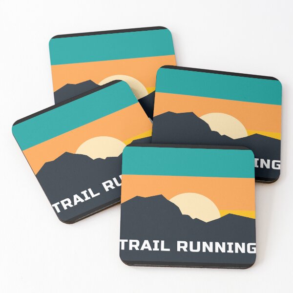 Item preview, Trail running verde azulado designed and sold by Terra Track Art.
