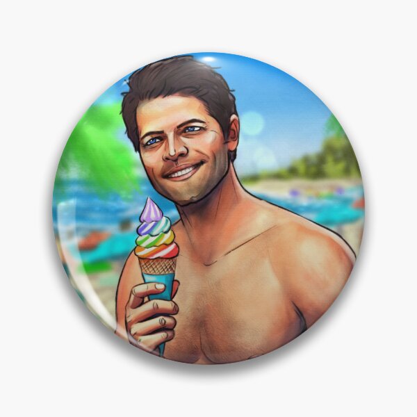 Item preview, Hot summer Castiel designed and sold by M-O-E-M.