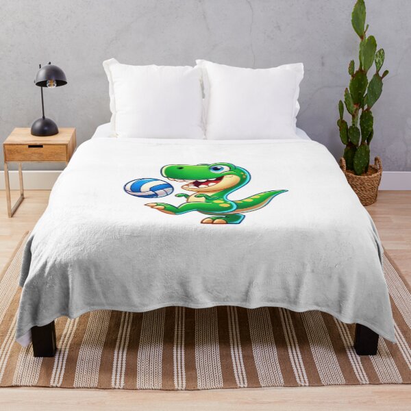 Item preview, Pixar Style Tyrannosaurus Rex playing volleyball designed and sold by Miguel Araujo.