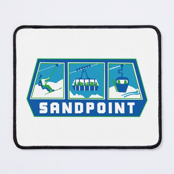Item preview, Sandpoint Idaho Ski Decal designed and sold by Decal Mania.