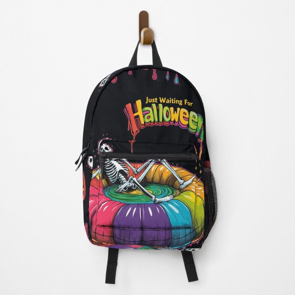Item preview, Just Waiting For Halloween - Funny Skeleton illustration designed and sold by RandomRhythm.