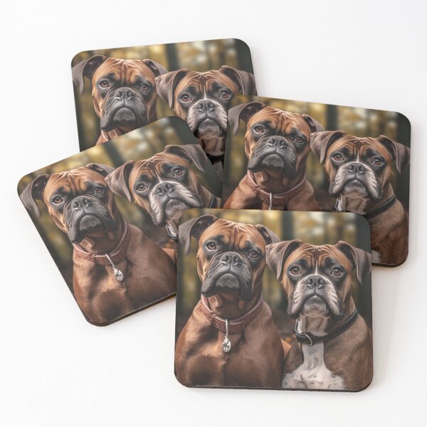 Item preview, Boxer Dogs Portrait designed and sold by Samuelsboro.