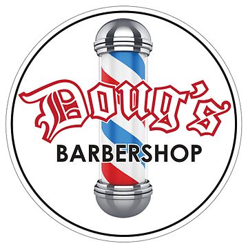 Artwork thumbnail, Doug's Barbershop Logo Duffle Bag by DougsBarbershop