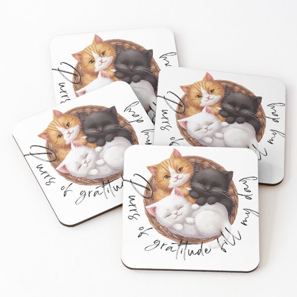 Item preview, Purrs of gratitude fill my day designed and sold by Tajdi.
