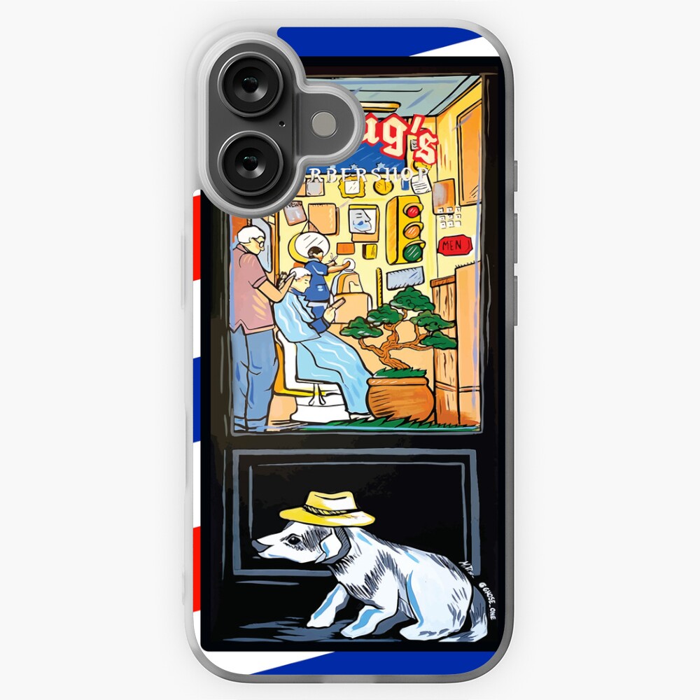 Item preview, iPhone Soft Case designed and sold by DougsBarbershop.