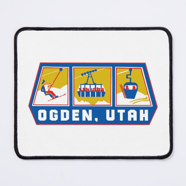 Item preview, Ogden Utah Ski Decal designed and sold by Decal Mania.