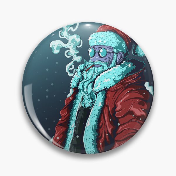 Item preview, Santa Claus is his coolest and most badass self designed and sold by theragon.