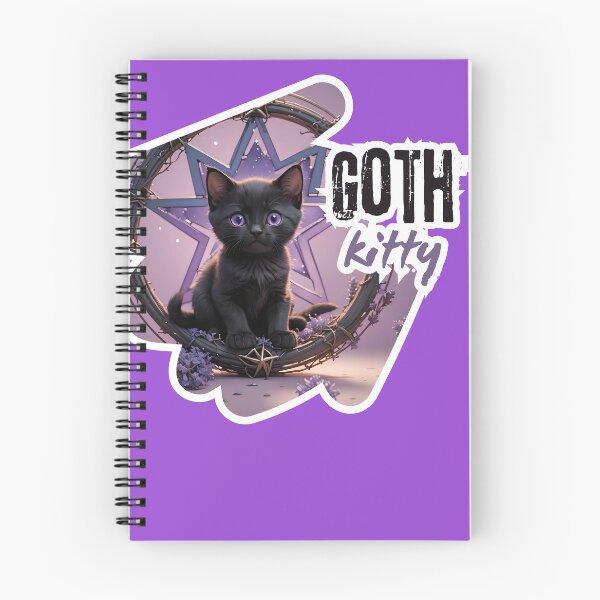 Item preview, Cute Goth Kitty designed and sold by StormVialDesign.