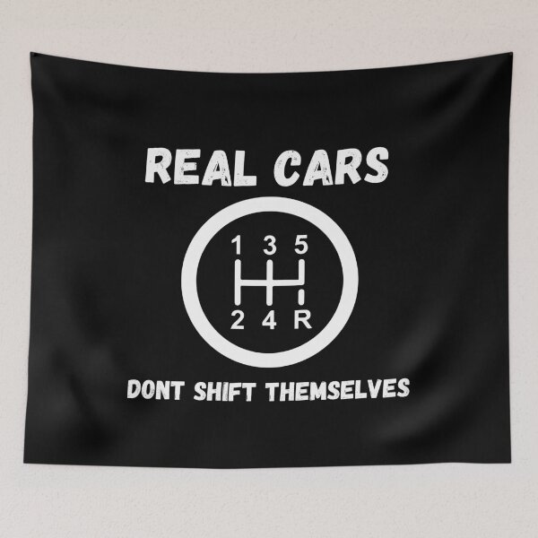 Item preview,  Real Cars Don't Shift Themselves designed and sold by BdawitShop.