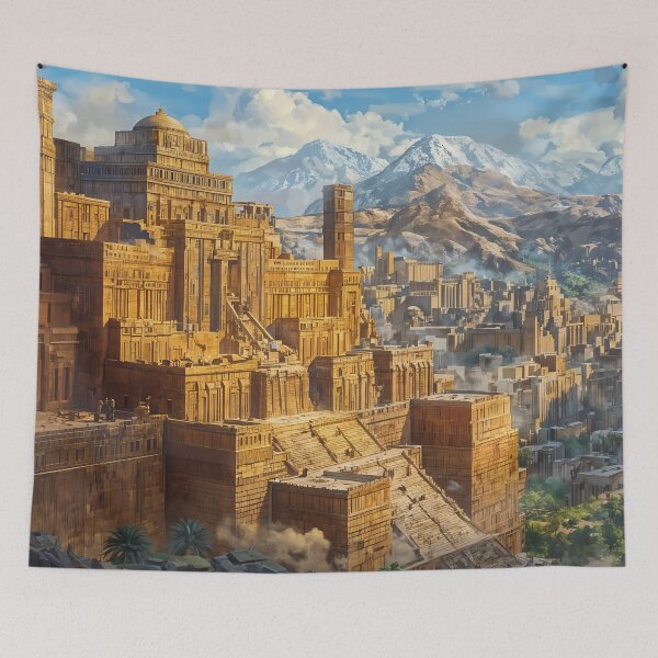 Item preview, Majestic Oasis: The Splendid City by the Sea designed and sold by oanaunciuleanu.