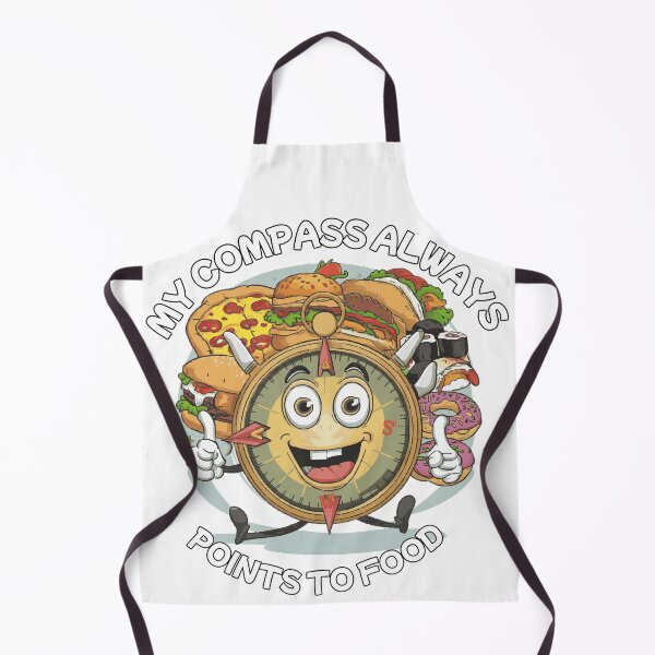 Item preview, My compass always points to food designed and sold by DigitalBazars.
