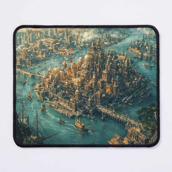 Item preview, Majestic Oasis: The Splendid City by the Sea designed and sold by oanaunciuleanu.