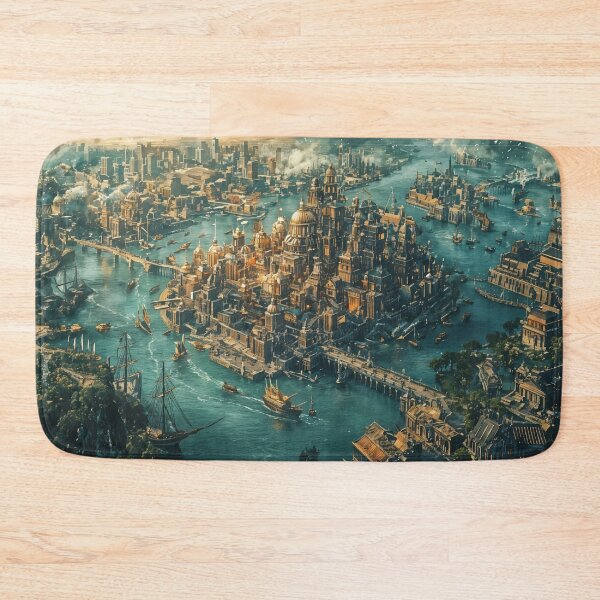 Item preview, Majestic Oasis: The Splendid City by the Sea designed and sold by oanaunciuleanu.