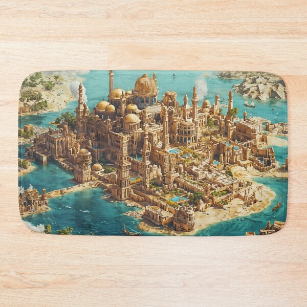 Item preview, Majestic Oasis: The Splendid City by the Sea designed and sold by oanaunciuleanu.