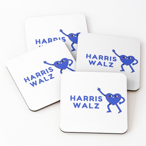 Item preview, Harris Walz Dancing Heart 2024 Presidential Election designed and sold by amyshira7.