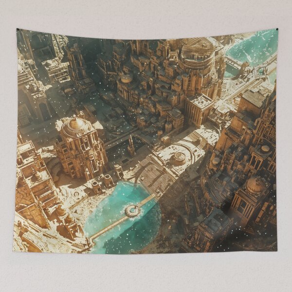 Item preview, Majestic Oasis: The Splendid City by the Sea designed and sold by oanaunciuleanu.