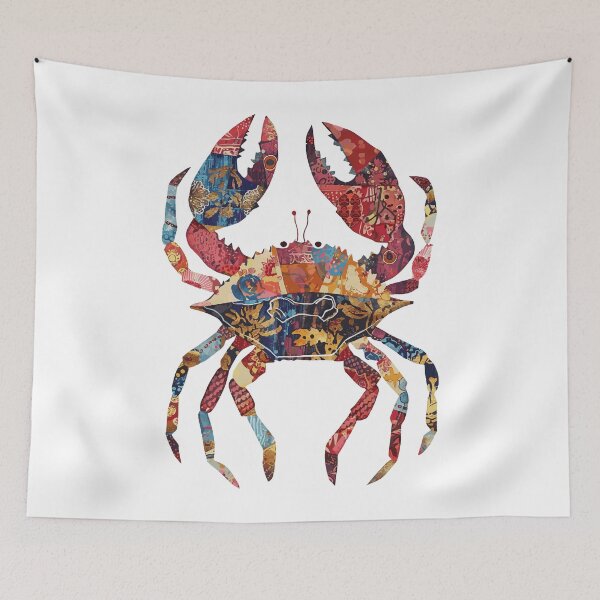 Item preview, Sea Crab (Quilt Style) designed and sold by VelvetRoom.