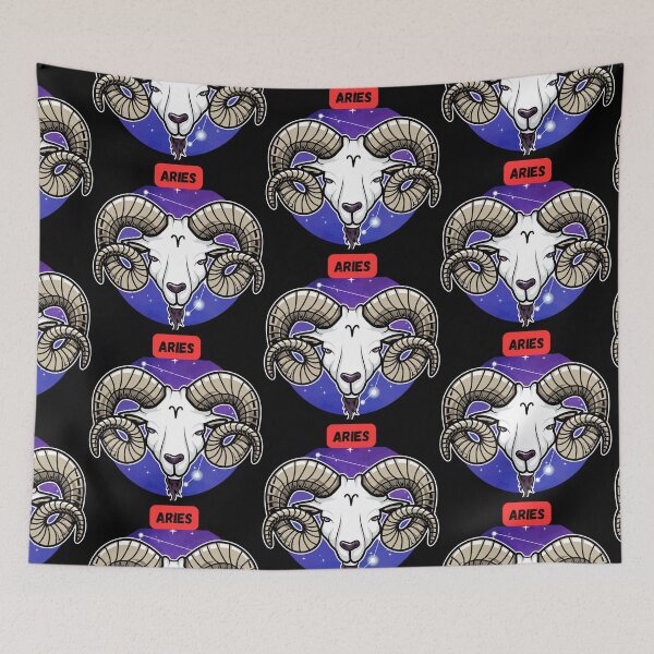 Item preview, Fiery Aries Zodiac Art: Bold and Dynamic  designed and sold by Woahboyzinc24.