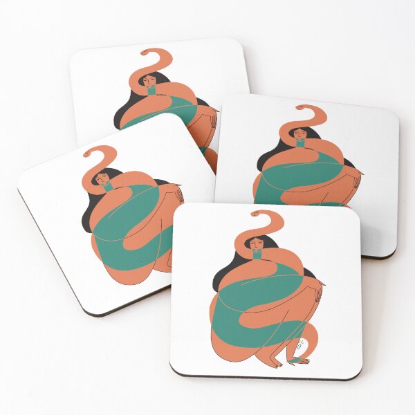 Item preview, girl and snake designed and sold by sofilustra.
