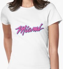 Miami Women's Fitted T-Shirt