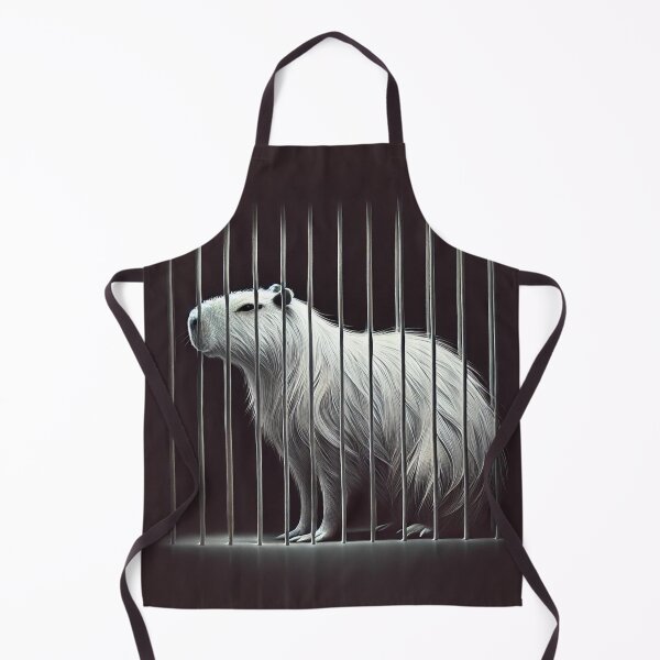 Item preview, Capybara Behind Bars designed and sold by Blink Art Studio.