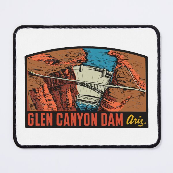 Item preview, Glen Canyon Dam Vintage Style Decal designed and sold by Decal Mania.