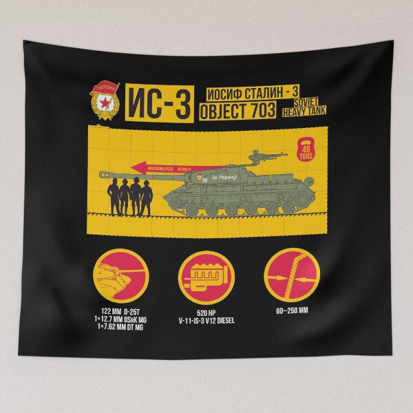 Item preview, For someone who understands tanks! IS-3 infographics designed and sold by FAawRay.