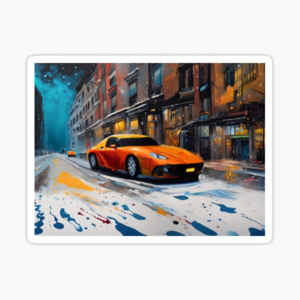 Orange Crush Sticker