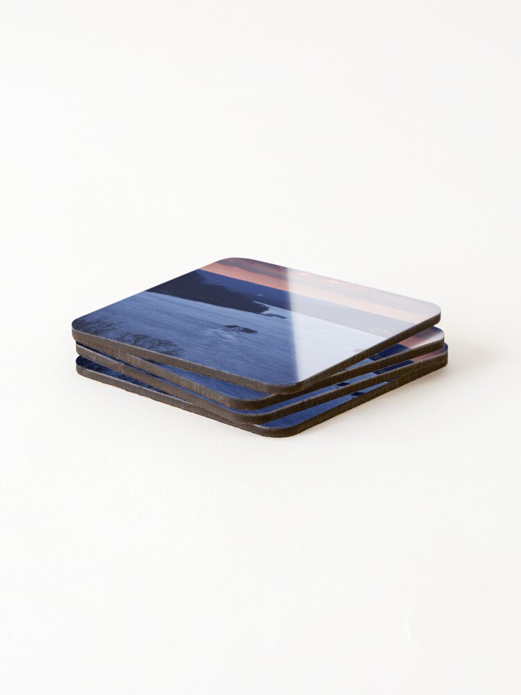 Thumbnail 4 of 5, Coasters (Set of 4), Winter On The Ohio River designed and sold by mattmangrease.