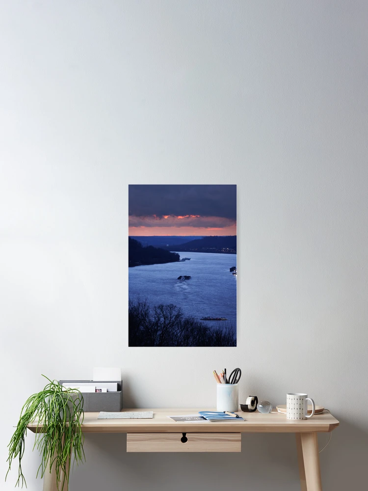 Imagen 2 de 3, Póster con la obra Invierno en el río Ohio, diseñada y vendida por mattmangrease.