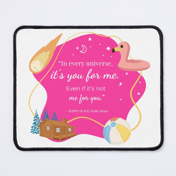 Item preview, Happy Place Soulmate Quote by Emily Henry Design designed and sold by WriteOnThyme.
